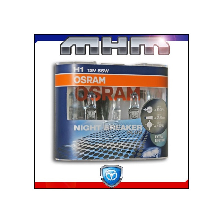 Ampoules H1 Osram Nightbreaker plus 55W