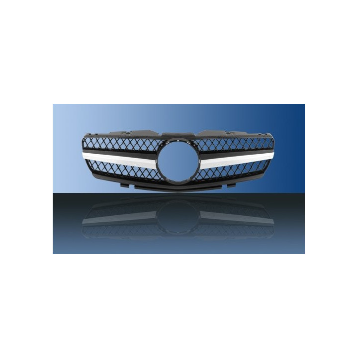 CALANDRE MERCEDES R230 SL NOIRE 02-06