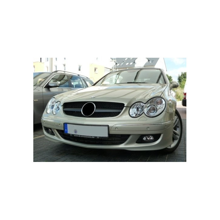 CALANDRE MERCEDES W209 SL MAT NOIRE