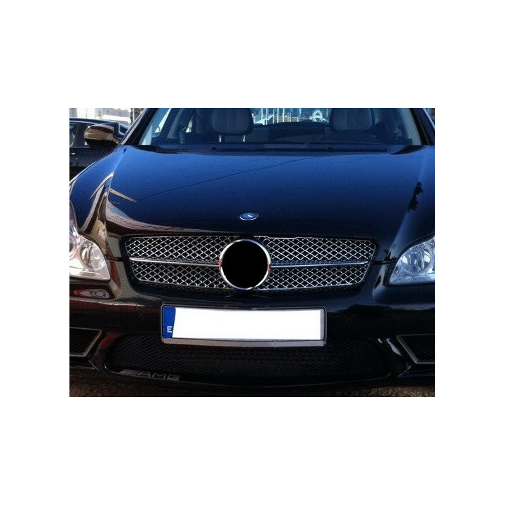 CALANDRE MERCEDES W219 SLS CHROME apres 08