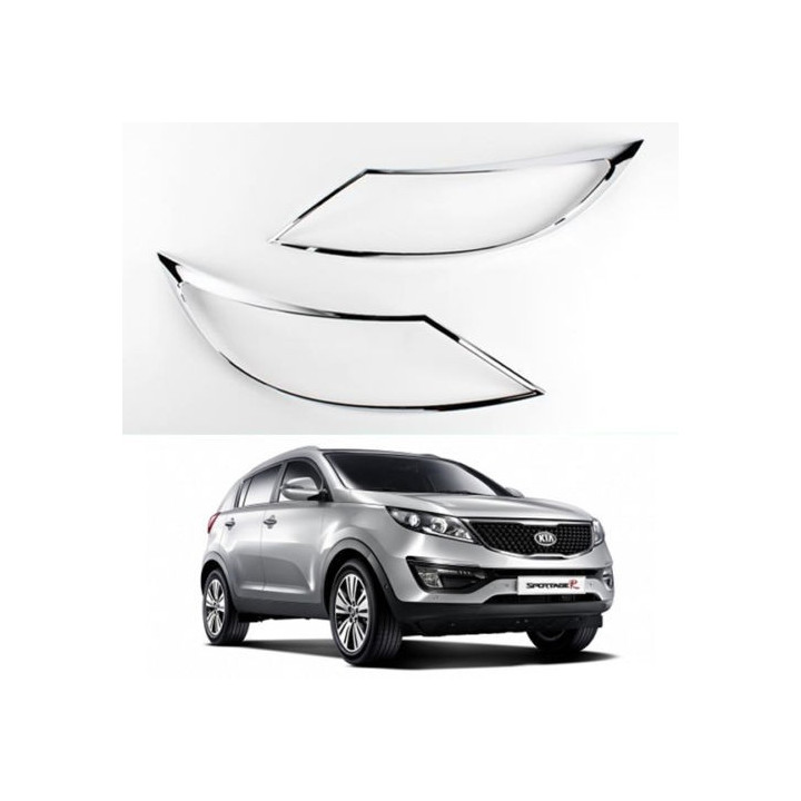ENTOURAGES PHARES AV CHROME KIA SPORTAGE  2010+