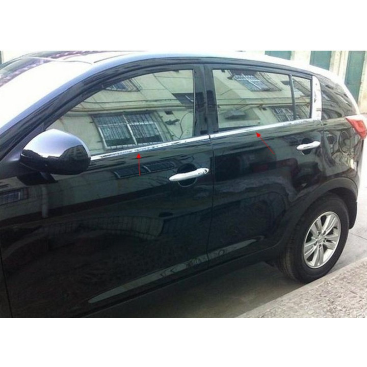 BAGUETTES VITRE CHROME KIA SPORTAGE  2010+
