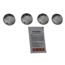 COUVRE BOUTONS CHROME