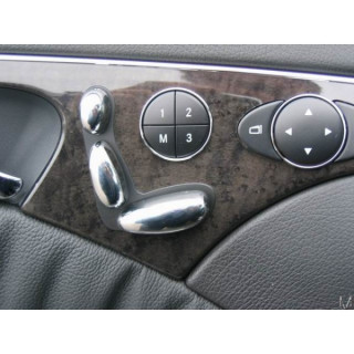 COUVRE BOUTONS SIEGES CHROME MERCEDES W211 W219