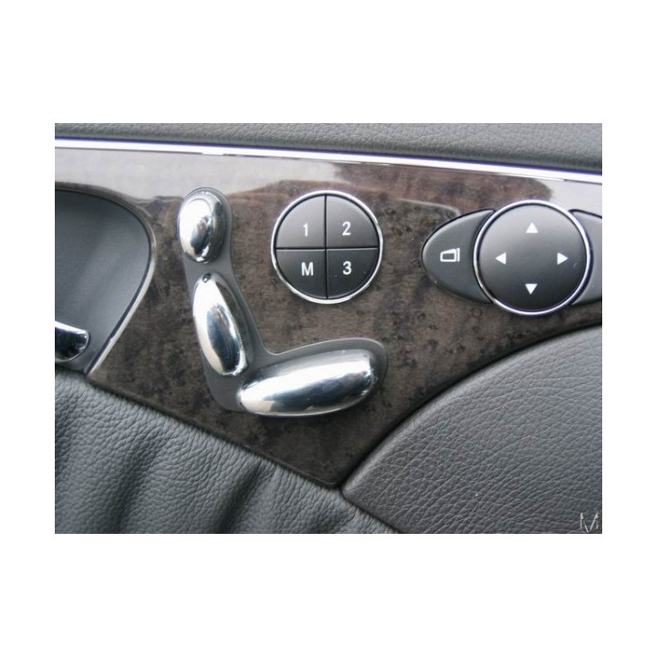 COUVRE BOUTONS SIEGES CHROME MERCEDES W211 W219