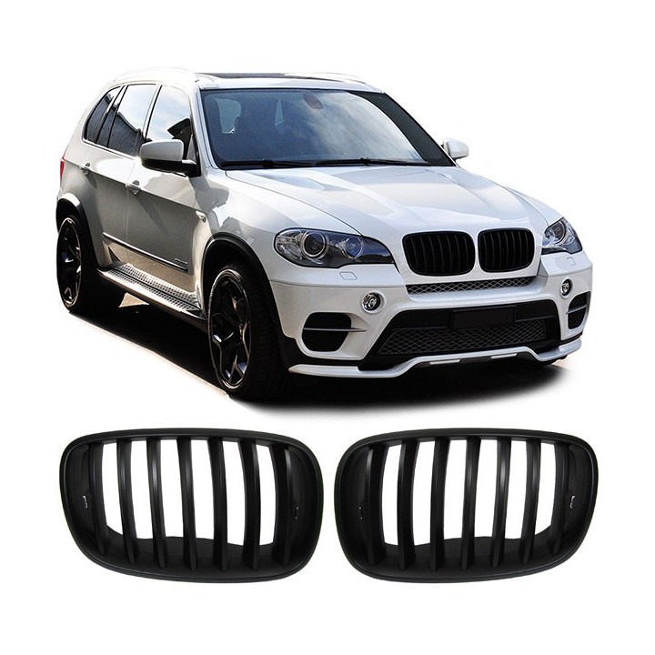 GRILLE CALANDRE NOIRE BMW X5 E70 + X6 E71