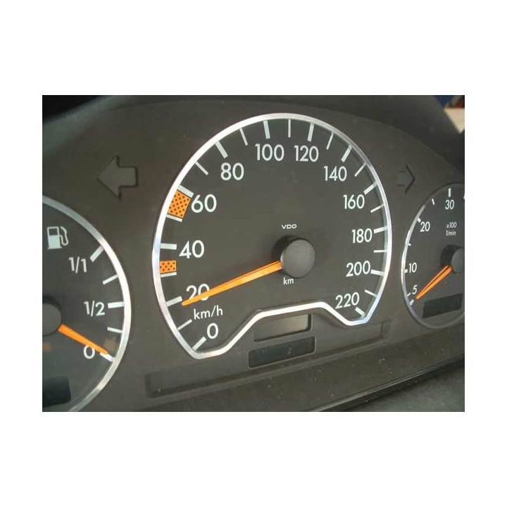 CERCLAGES COMPTEUR CHROME MERCEDES