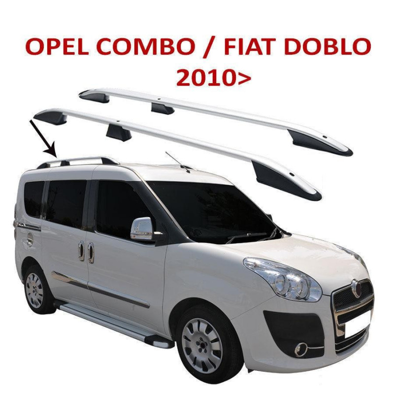 Barres De Toit Transversales Aero (Noir) Opel Combo 2001- 2011+