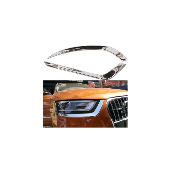 ENTOURAGES PHARES CHROME AUDI Q3