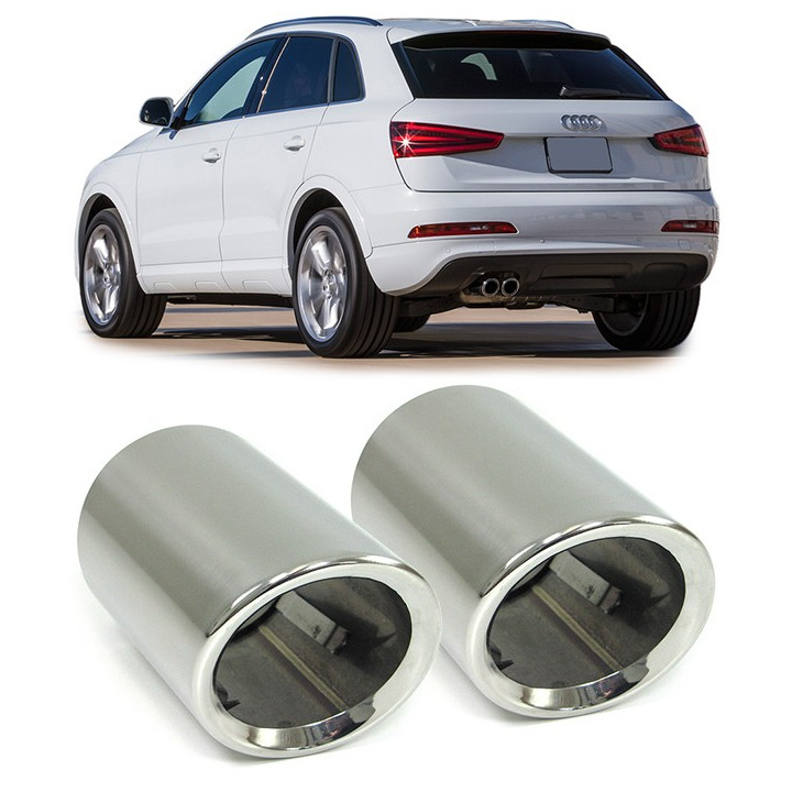 EMBOUTS ECHAPPEMENT INOX AUDI Q3