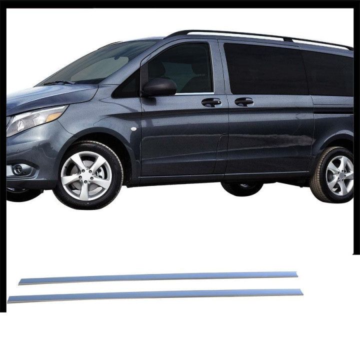 BAGUETTES VITRES CHROME VITO W447 2015+