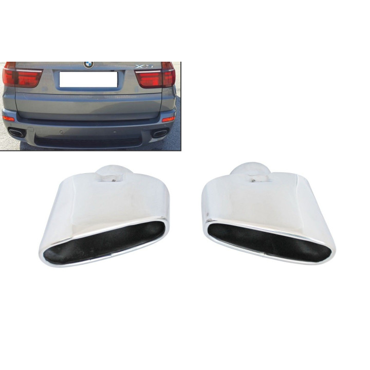 EMBOUT ECHAPPEMENT INOX BMW X5 E70