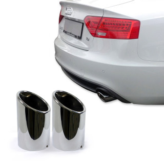 EMBOUTS ECHAPPEMENT S-LINE INOX AUDI
