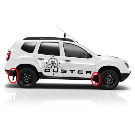 Jeu De Bavettes Garde-boue Avant Pour Dacia Sandero Stepway 2012-2024 - Neuf