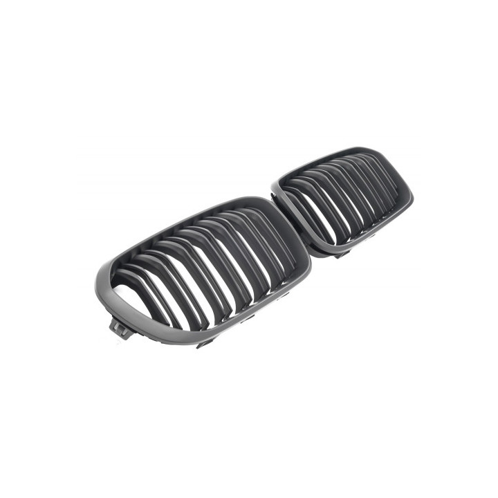 CALANDRE NOIRE MAT DOUBLE BARRE BMW SERIE 1 F20 F21 2015+