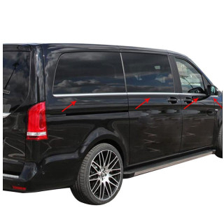 BAGUETTES VITRES CHROME VITO W447 2015+