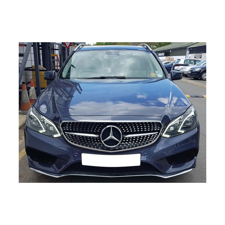 CALANDRE DIAMANT NOIRE+CHROME MERCEDES W212 2014-2016