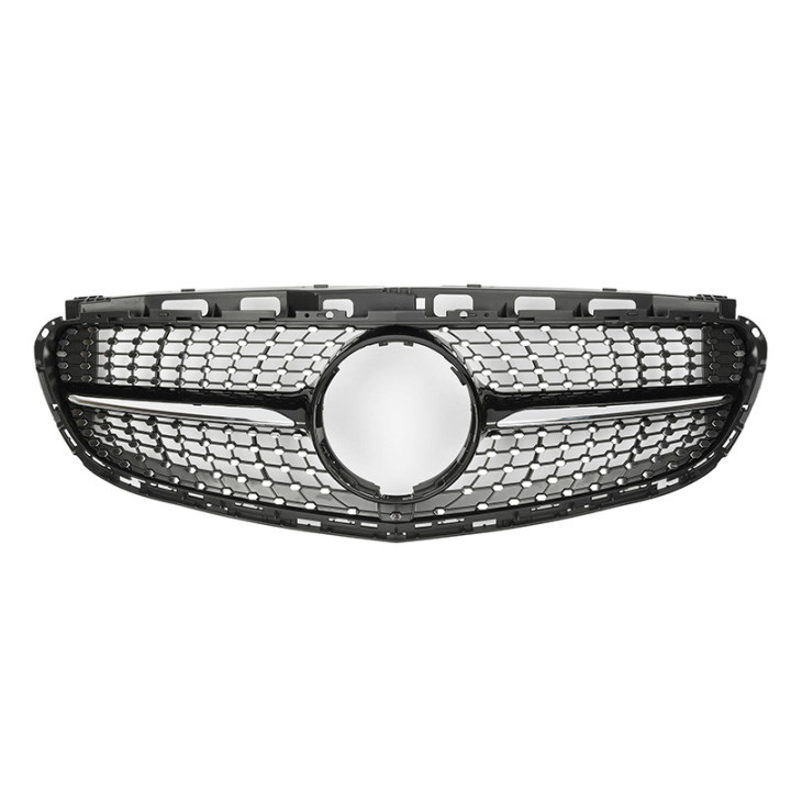 CALANDRE DIAMANT NOIRE+CHROME MERCEDES W212 2014-2016