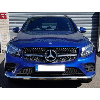 CALANDRE DIAMANT NOIRE+CHROME MERCEDES CLASSE A W176 2013-2015
