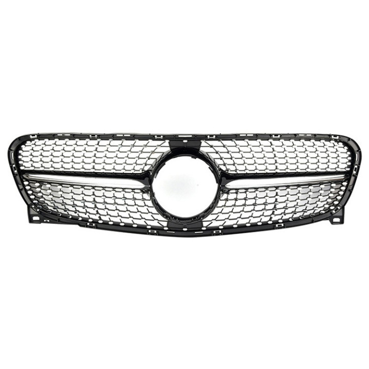 CALANDRE DIAMANT NOIRE+CHROME MERCEDES GLA X156