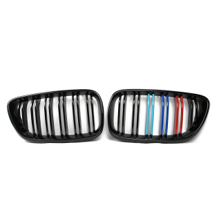 CALANDRE NOIRE BRILLANTE DOUBLE BARRE BMW E92 E93