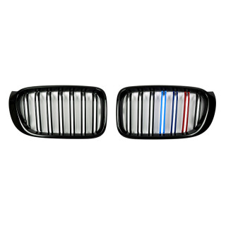CALANDRE NOIRE BRILLANTE DOUBLE BARRE BMW SERIE X3/X4 F25/F26