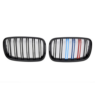 GRILLE CALANDRE NOIRE BRILLANTE BMW X5 E70 + X6 E71