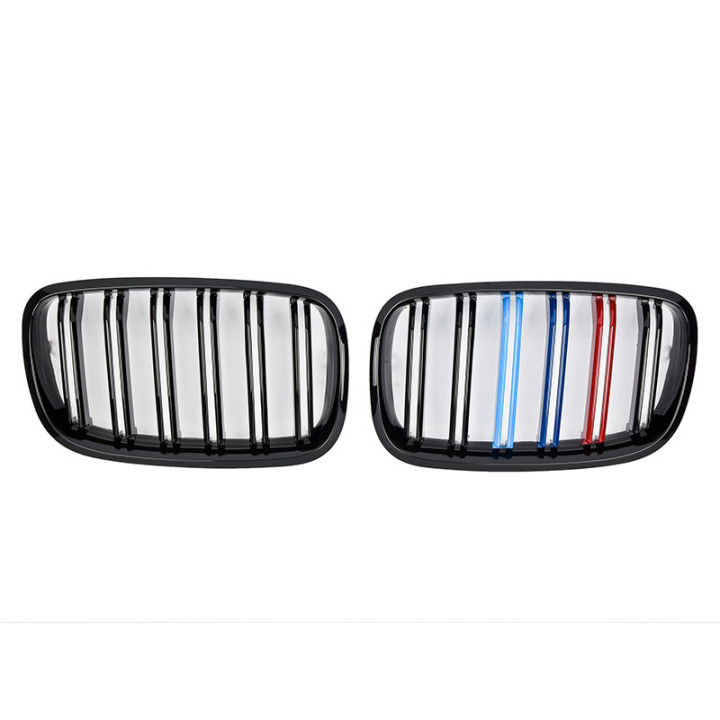 GRILLE CALANDRE NOIRE BRILLANTE BMW X5 E70 + X6 E71