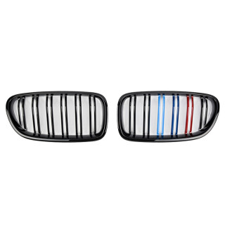 GRILLE CALANDRE NOIRE BRILLANTE BMW X5 E70 + X6 E71