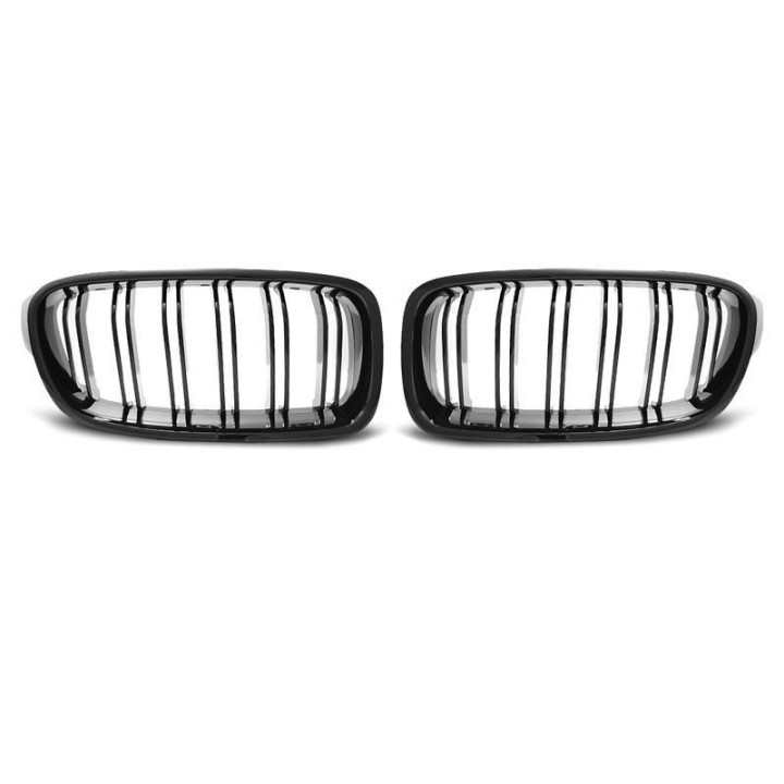 CALANDRE NOIRE BRILLANTE DOUBLE BARRE BMW SERIE 3 F30 F31