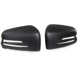 2 COQUES RETROS CARBONE MERCEDES