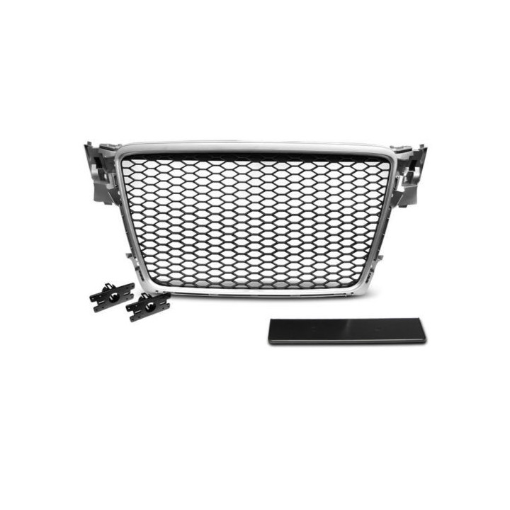 CALANDRE GRISE RS LOOK AUDI A4 B8  2007-2011