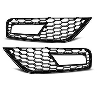 GRILLE PARE CHOC NOIRE BRILLANTE RS LOOK AUDI A4 B8