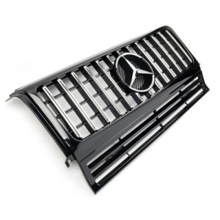 CALANDRE GT MERCEDES CLASSE G W463 CHROME + NOIRE