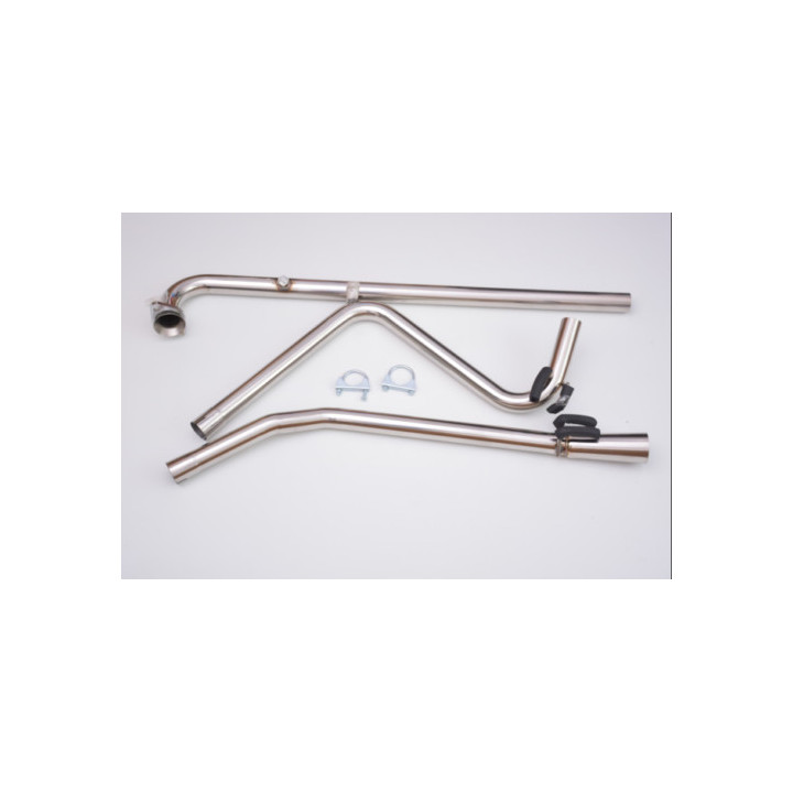 LIGNE INOX RENAULT SUPER 5 GT TURBO 50MM GROUPE N PHASE 1 + 2