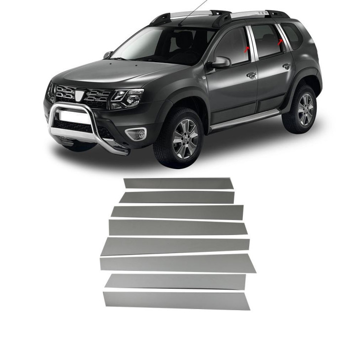MONTANTS DE PORTE CHROME DACIA DUSTER