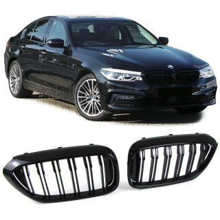 GRILLE CALANDRE NOIRE BRILLANTE BMW 5 G30 G31