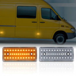 6 FEUX DE GABARIT LED CHROME MERCEDES SPRINTER W901 1995-2005